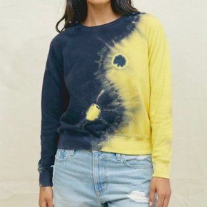 Back Beat Co. Crew Hemp Yin Yang Tie Dye sweater